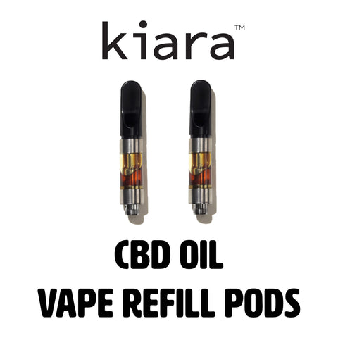 Kiara | CBD Oil Vape Refill Pods (Organic Swiss Hemp) | 2 Pack
