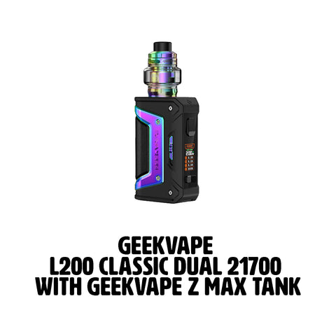 Geekvape L200 Classic Dual 21700 with Geekvape Z Max Tank | Kit