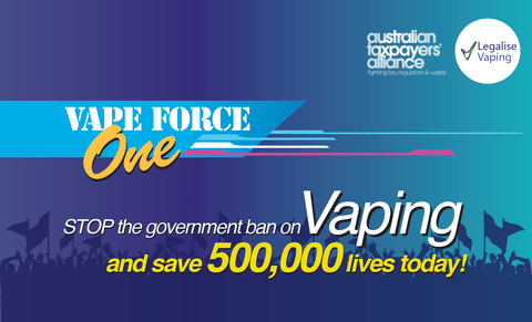 Vape Force ONE - Legalize Vaping - 60ml Fund Raising Liquid